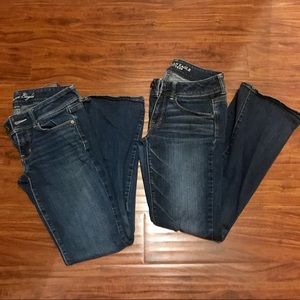 American Eagle slim boot cut stretch jeans